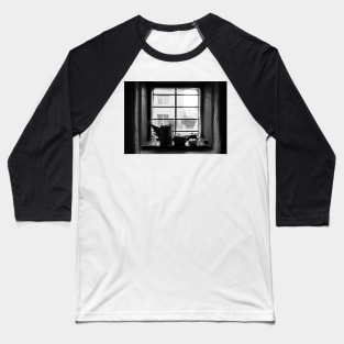 Adobe Window Autumn Still Life Baseball T-Shirt